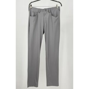 Redvanly Golf Pants Mens 32 Gray Performance Stretch Slim Fit 32x32